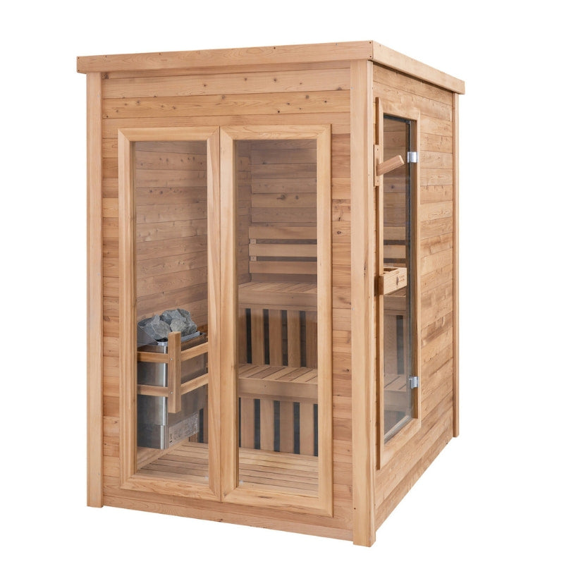 Redwood Outdoors Thermowood Indoor Sauna 4 Person Indoor Sauna - The Bio Recovery Hub